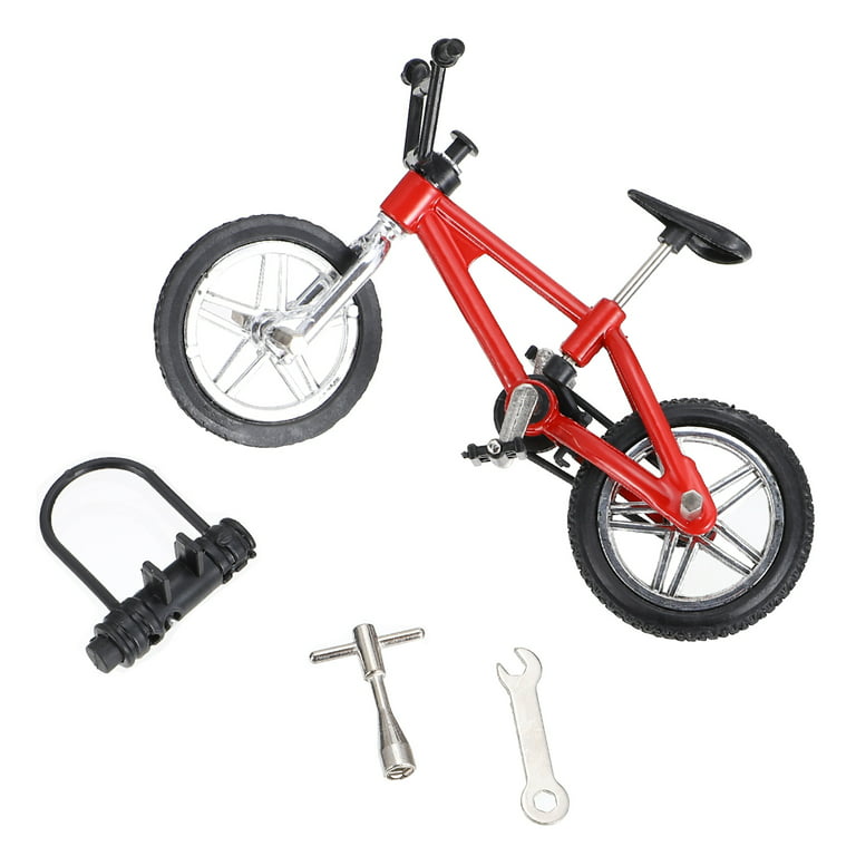 Ready Stock】Toys 1 x Bike Toy Mini Size Simulation Alloy Finger Bike  Children Kid Funnt Mini Finger