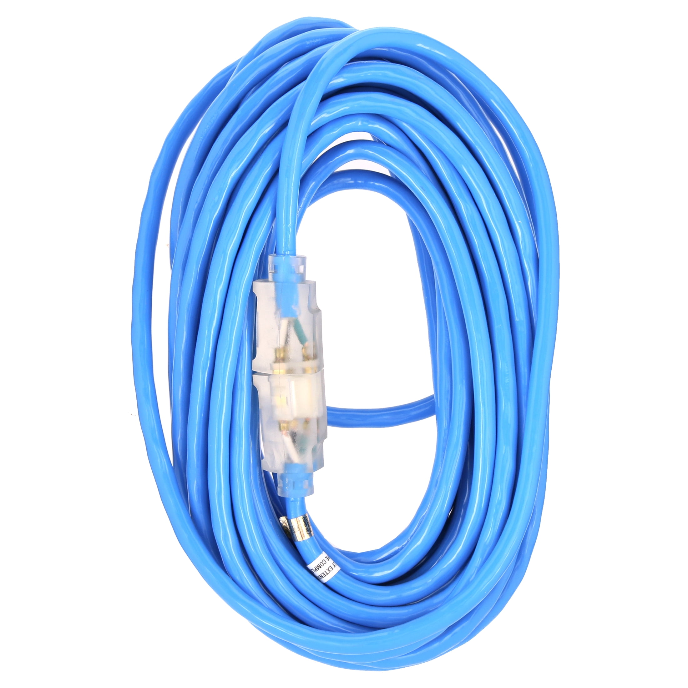 Southwire 02568 12/3 50' Blue Cold Weather Extension Cord