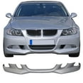 thumbnail image 2 of Ikon Motorsports Compatible with 05-08 BMW E90 AC Style Front Bumper Lip Painted Titanium Silver Metallic, 2 of 6