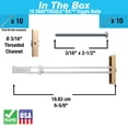thumbnail image 2 of Toggle Bolt TOGGLER SNAPTOGGLE para paneles de yeso de alta resistencia, paquete de 10, 2 of 7