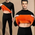 thumbnail image 6 of Men's Winter Thermal Underwear Set, Ultra-Thick Fleece Long Sleeve Top and Pants, Warm and Cozy Base Layer For Extreme Cold Weather Protection,Black,L, 6 of 6
