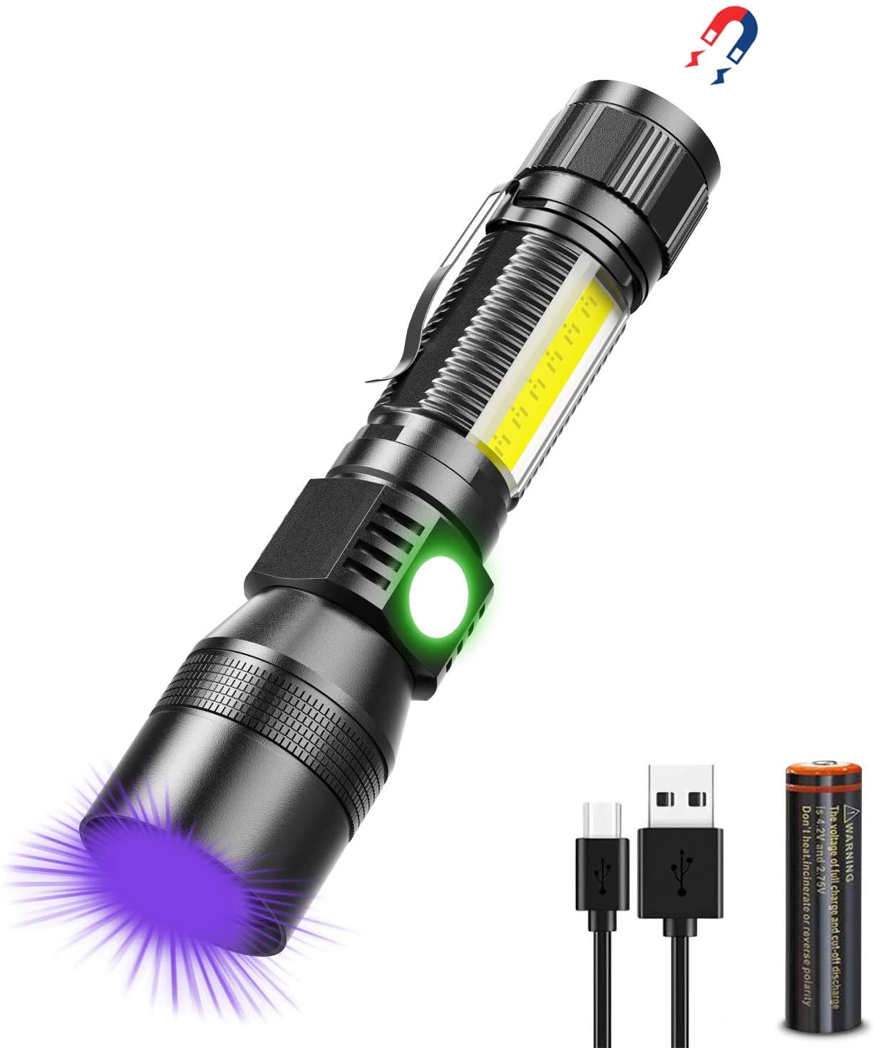 Led Magnetic Torch Mechanic Torch 24 Led 