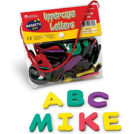 UPC 765023063080 product image for Learning Resources Soft Magnetic Letters, Uppercase | upcitemdb.com