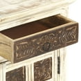 thumbnail image 5 of vidaXL Bedside Cabinet White 15.7"x11.8"x19.7" Solid Mango Wood, 5 of 10