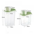 thumbnail image 2 of Airtight Food Storage Container - Kitchen Pantry Organization and Storage Plastic Large Cereal Containers for Sugar 2.5L, 2 of 11