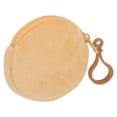 thumbnail image 3 of Unique Bargains 1 Pc Coin Purse Wallet Portable Round Mini Coin Purse Pouch Coffee Color, 3 of 5