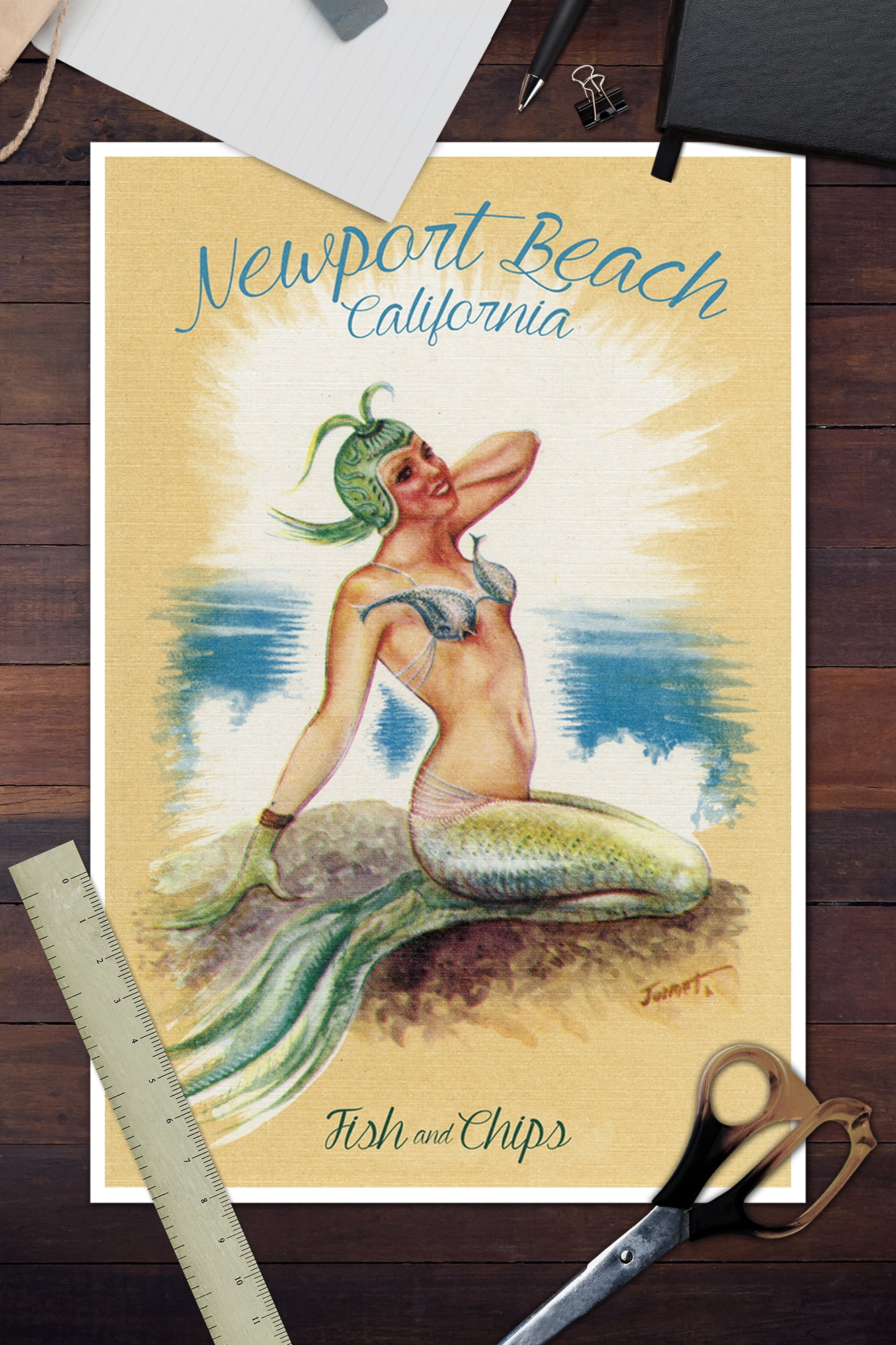 Vintage Mermaid Art
