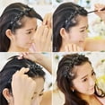 thumbnail image 4 of Qarigey Black Red Braider Hair Clip Burst Pin Hairdo Bring Hair Hoop Accesorio para el cabello negro, 4 of 8