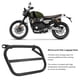 thumbnail image 3 of Portaequipajes Lateral Para Motocicleta, Soporte Para Equipaje Lateral, Hierro Anodizado Duro, Construcción Sólida A Prueba De Herrumbre, Más Espacio De Almacenamiento Para, 3 of 7