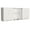 White#4, variant on Dining Room Sideboards, Yuma 150" Wall Cabinet, Two Close Cabinets, Two Open Shelves, White Wooden Sideboards,Particle Board Wooden Servers, Furniture Dining Furniture Servers, Sideboards & Buffets
