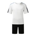 thumbnail image 4 of Vedolay Short Sets Men Mens Casual Polo Shirt and Shorts Sets Two Piece Summer Set for Men,Gray L, 4 of 4