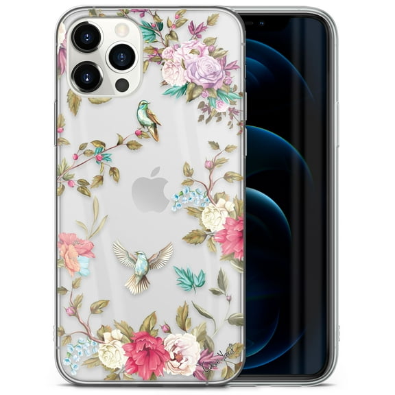 Caseyard TPU Clear Case for iPhone 13 Mini with Valley Birds design phone cover