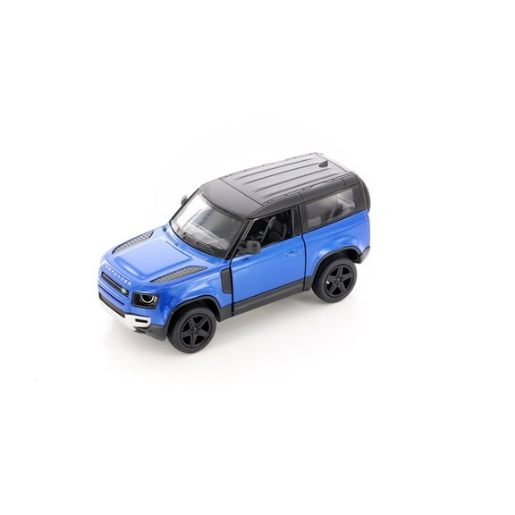 Land Rover Defender 90, Blue - Kinsmart 5428D - 1/36 scale Diecast Model Toy Car