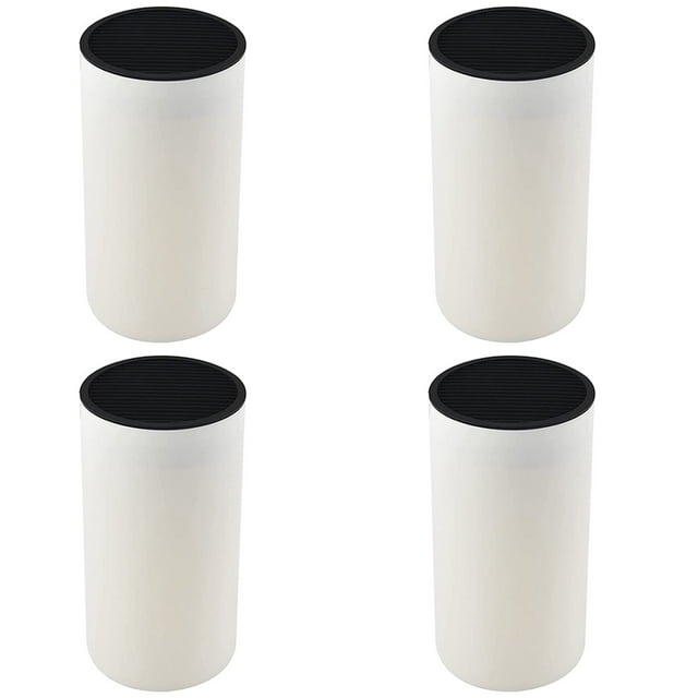 4X Portacuchillos Universal, Bloque de Cuchillos Sin Cuchillos, Soporte de Almacenamiento de Bloque de Cuchillos para Proteger el Cuchillo Ahorro de Espacio ()
