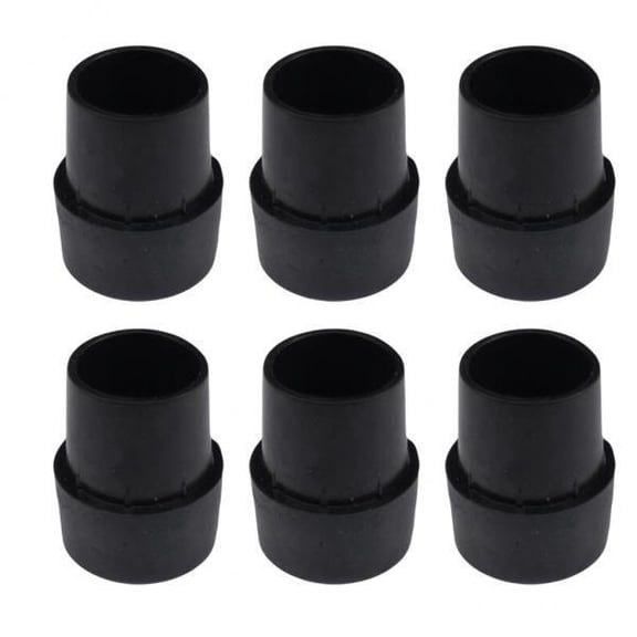 yotijay 6xTrampoline Leg Covers Rubber Leg Tips Jump Bed Pipe Cover 6 Pieces