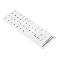 thumbnail image 1 of Unique Bargains Italian Keyboards Layout Stickers Computer Replacement Cover Universal White Background Black Lettering 4 Pack, 1 of 5