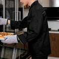 thumbnail image 4 of BESTYASH Camiseta De Chef Unisex De Manga Larga Para Protección Y En Cocina, 4 of 8