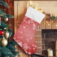 thumbnail image 5 of Coolnut 17.7 Inch Christmas Stockings, 2 PCS Winter Christmas Snowflake Presonalized Large Stocking Sock for Family Holiday Xmas Party Decorations, 5 of 7