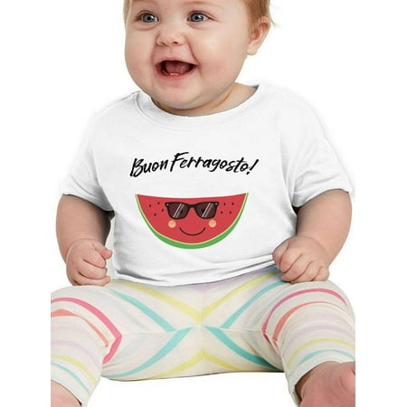 

Buon Ferragosto Cool Watermelon T-Shirt Infant -Image by Shutterstock 6 Months