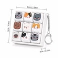 thumbnail image 3 of StlyGar Cat Shape Keyboard Fidget Toy, 9-in-1 Clicky Fidget with Cat Expressions, Removable Keyboard Clicker Keychain for Adult Office Stress Relief, 3 of 6