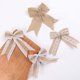 thumbnail image 3 of 5/10 Uds. Envoltura de regalos lazos de cinta de yute Vintage para manualidades DIY cinta de encaje de arpillera de Yute Natural decoración de boda de Navidad hogar, 3 of 4