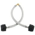 thumbnail image 1 of IFANLANDOR Durable Stainless Steel Propane Hose Adapter for Car Use Compatible with Most Propane Tanks Multi 1 Pair, 1 of 8
