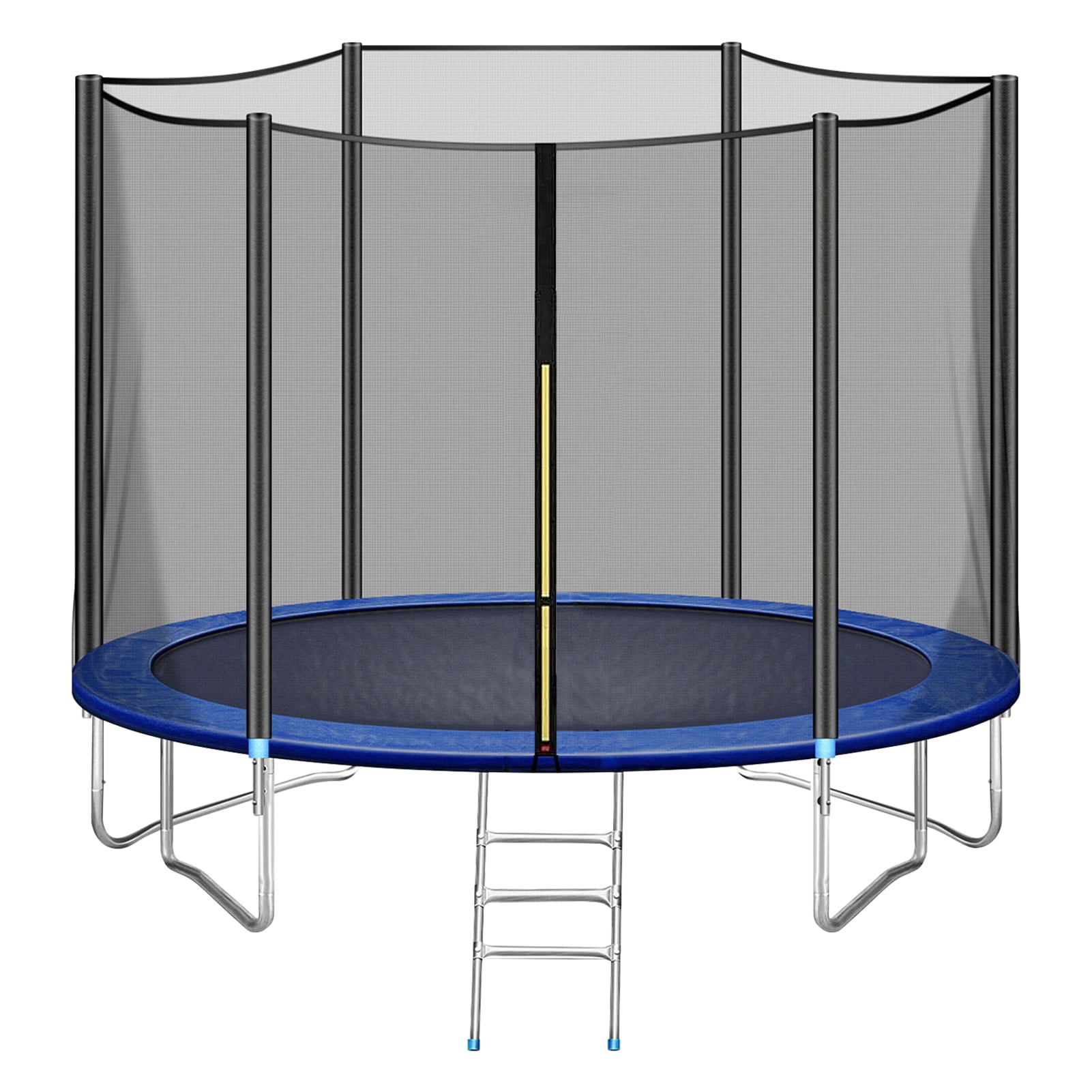 10Ft Kids Trampoline With Enclosure Net Jumping Mat And Spring Cover Padding 
