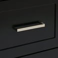 thumbnail image 3 of Ariel Hamlet 66 Inch Single Rectangle Sink Bathroom Vanity With Carrara White Quartz Countertop 1.5 Edge In Black, 3 of 11