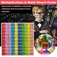 thumbnail image 2 of Wooden Math Learning Board Toy Multiplication Table Educational Building Blocks Toy Number Puzzle Early Learning Toy For Kids Safe Natural Wood Material Color Recognition Toy 11 Oz, 2 of 9