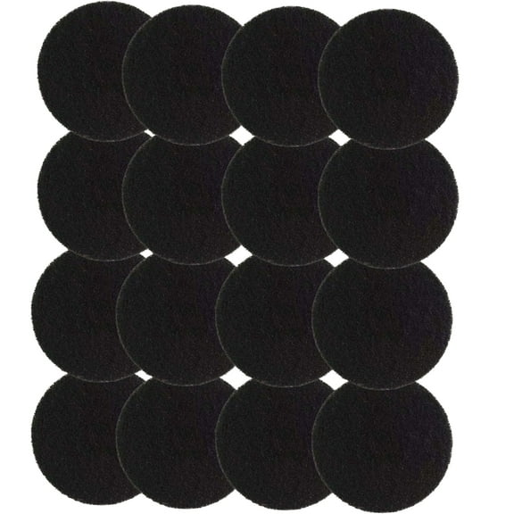 Qzbhct 16 Pack Activated Carbon Filters Compatible with Petmate Booda Dome Cat Litter Box, 5.3 Inch x 0.4 Inch Trimmable Pads