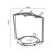 thumbnail image 4 of Moyic Portavasos de estilo nórdico, estante multifuncional de cocina, estantes de escritorio de pie, encimera negra multifunción para el Juegos de servir café y té, 4 of 6
