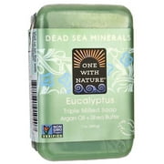 One With Nature Dead Sea Minerals Triple Milled Bar Soap - Eucalyptus