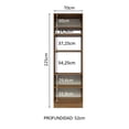 thumbnail image 4 of Despensero Alacena Multiuso Organizador Madesa 3 Puertas MN, 4 of 10