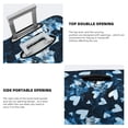 thumbnail image 3 of Pofeuu Ice Blue Heart Print Luggage Suitcase Cover Protector Luggage Washable Covers Aesthetic for 18/24/28/32 inch Luggage（No luggage included）-Medium, 3 of 7