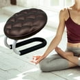 thumbnail image 6 of Vsenkes Meditation Stool Versatile Ergonomic Prayer Bench for Praying Studio Kneeler Brown, 6 of 9