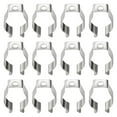 thumbnail image 1 of Soporte de Clips T8 Yuyangstore 12 Piezas Abrazaderas de Tubo de Luz LED Acero, 1 of 8