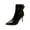 Black, variant on Boots for Women Fashion Casual Winter Ankle Boots Solid Color Pointed Toe Side Zipper High Heel Ankle Boots Red,42