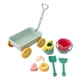thumbnail image 3 of Carro de juego de simulación para niños, juguetes al aire libre, vehículos de educación temprana, carro pequeño, rueda de arena, cubo de agua, herramientas para patio trasero al aire azul, 3 of 10
