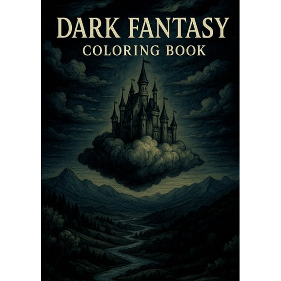 Dark Fantasy Coloring Book, (Paperback)