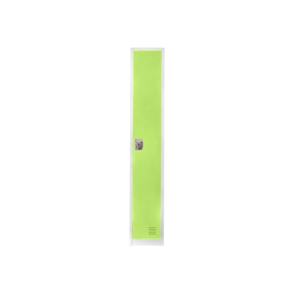 AdirOffice - Casier - 4 Portes - 4 Crochets - Acier Massif - Vert (Lot de 4)