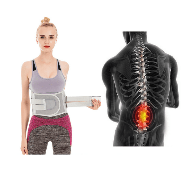 Lumbar Back Brace Support Belt for Lower Back Pain  Relief,X-Large，Sciatica,Scoliosis,Herniated Disc.Lower Back Brace for  Men&Women,Adjustable Waist Trainer Belt 