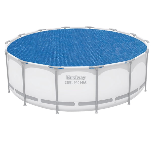Cobertor solar para piscina redonda Bestway de 5,3 m, protector contra residuos