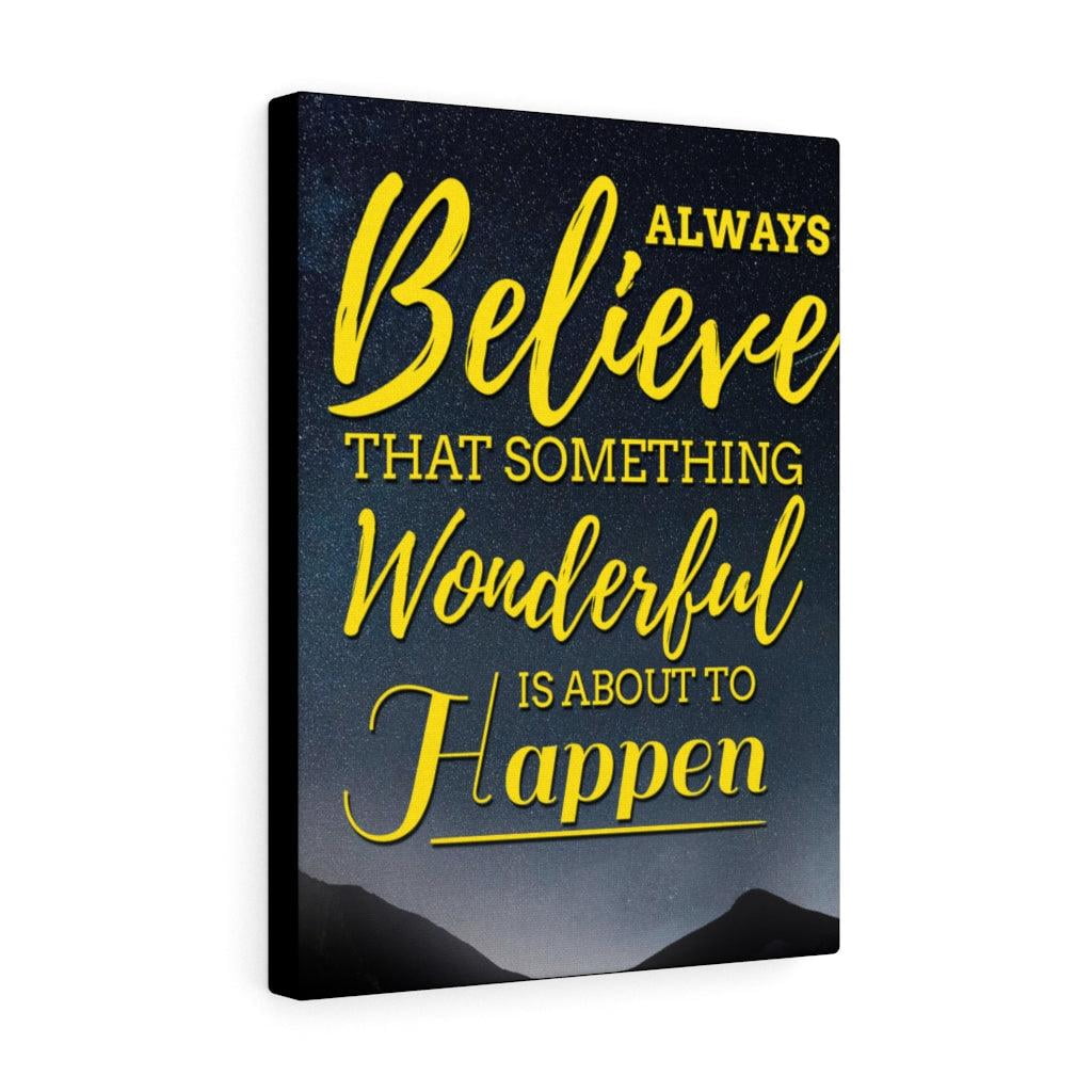 Always Believe Motivational Verse Inspiring Wall Art Inspirational Wall