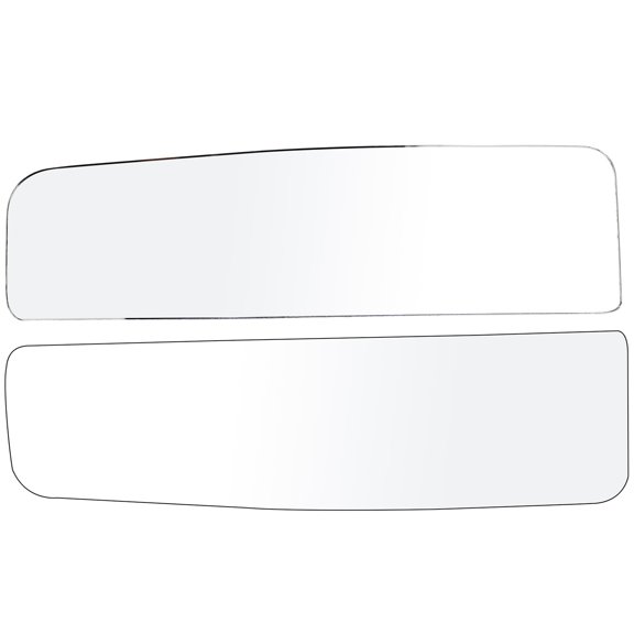 SCITOO Lower Convex Towing Mirror Glass Replacement with Left Driver Right Passenger Side Mirror Lens Compatible with 2008-2017 For Toyota For Sequoia 2007-2017 For Toyota For Tundra