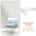Clear Acrylic Monitor Riser Home Laptop Riser Stand Office Computer