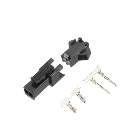 Female D-sub Crimp - 25 Pairs 2.5mm 2 Pin Male Female JST-SM Housing Crimp Terminal Connector