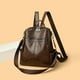 thumbnail image 5 of Bolso de Hombro de Pvc de Gran Capacidad para Mujer (Marrón, Negro y Café) - Moderno Bolso de Viaje para La Escuela - 28 X 26 X 10 Cm - Múltiples Opciones de Transporte - Diseño Duradero y Elegante -, 5 of 6