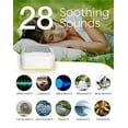 thumbnail image 2 of White Noise Night Light,Sleep Sound Machine with 28 Soothing Sounds, Auto-Off Timer, Memory Function & for Sleeping, Sound Therapy for Baby, Kids and Adults, 2 of 8