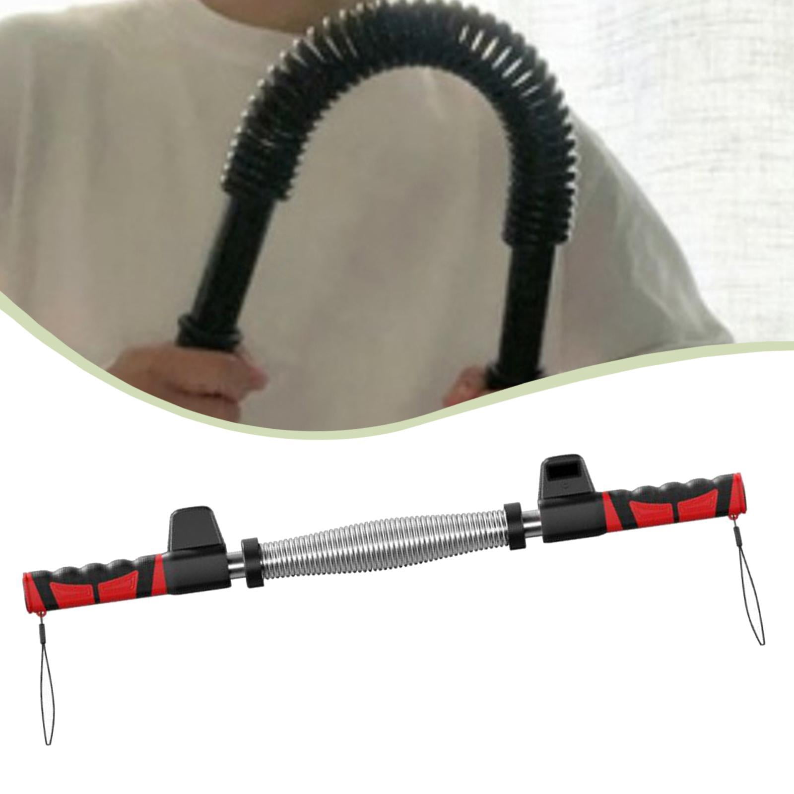 harayaa Power Twister Bar Heavy Duty Upper Body Exercise for Arm Bicep Strengthening 40kg silver
