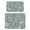 White-14, variant on Flower Pattern Coffee Bar Mat 2-Pack - Floral Green Aesthetic Absorbent Non-Slip Mat for Espresso Machine, Multi-Purpose Countertop Protector with 4-Layer Waterproof Design